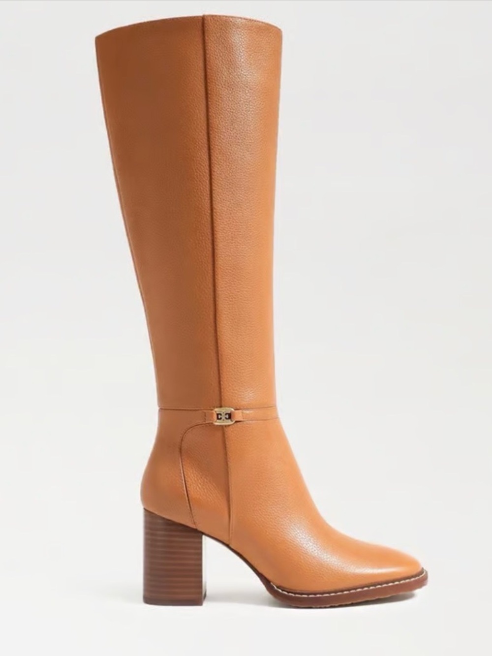 Sam Edelman Elsy Women's Tall Leather Block Heel Boots